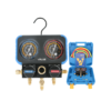 เกจคู่วัดน้ำยาแอร์ VALUE-VRM2-B-0401 ใช้สำหรับ R32 R401-แถมข้อต่อ